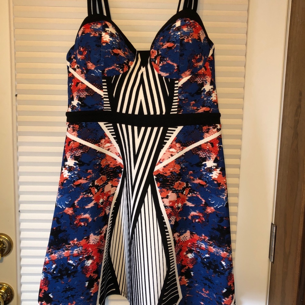 Material Girl multi-colored dress